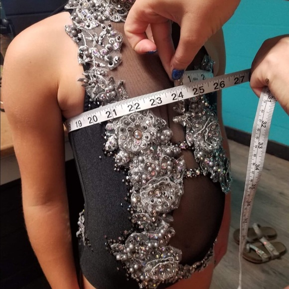 BOMBSHELL Custom competition dance costume. Child Small CS - Picture 5 of 7